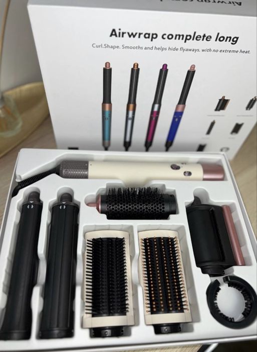 Стайлер 6в1, стайлер з насадками, дайсон, фен з насадками