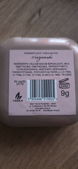 Rozświetlacz Glam Shop