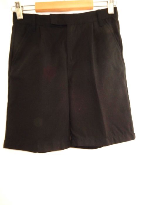 Spodnie spodenki krótkie szkolne eleganckie czarne 140