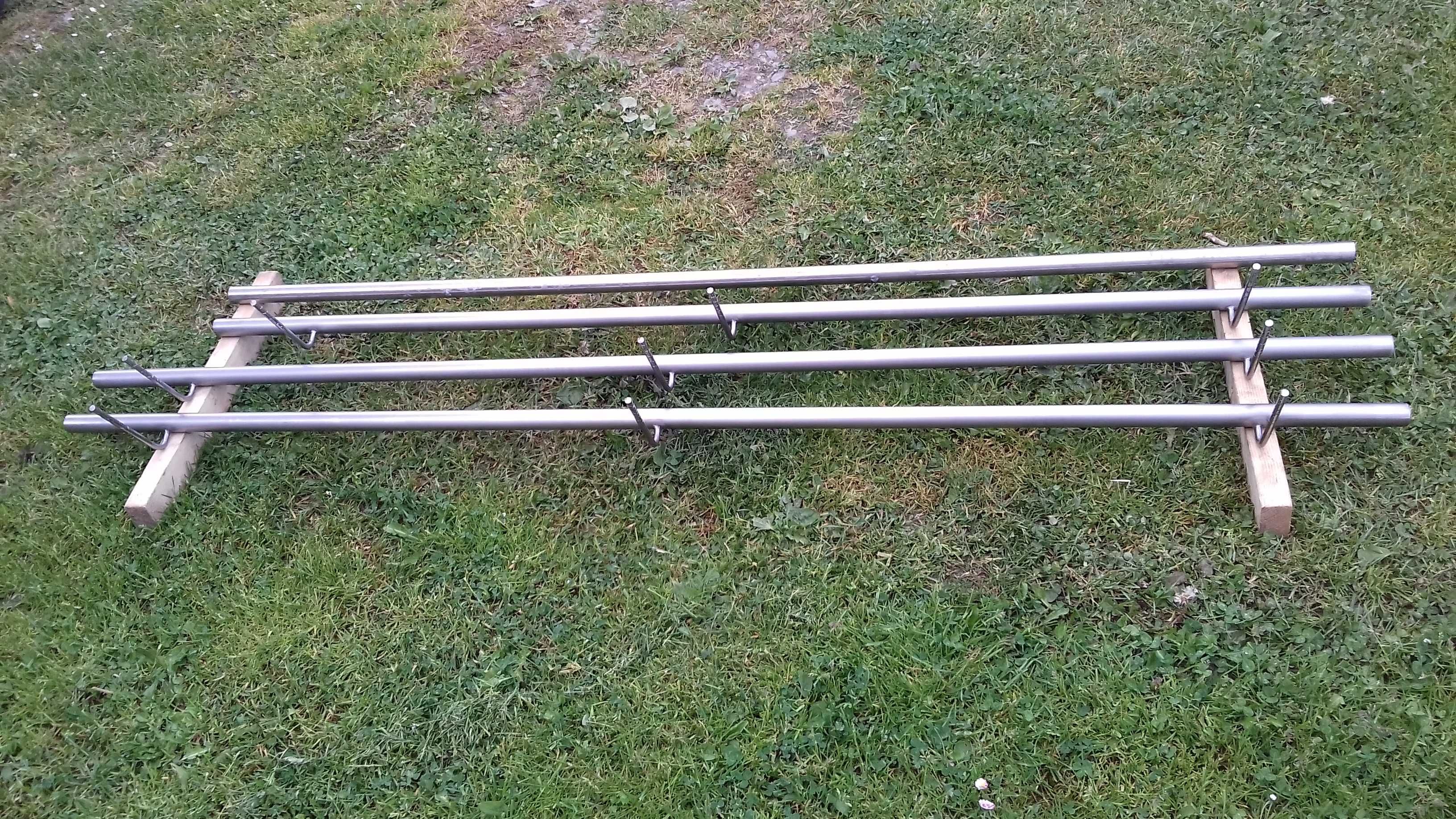 Poręcz przyścienna stal nierdzewna 2szt 220cm 1szt 200cm