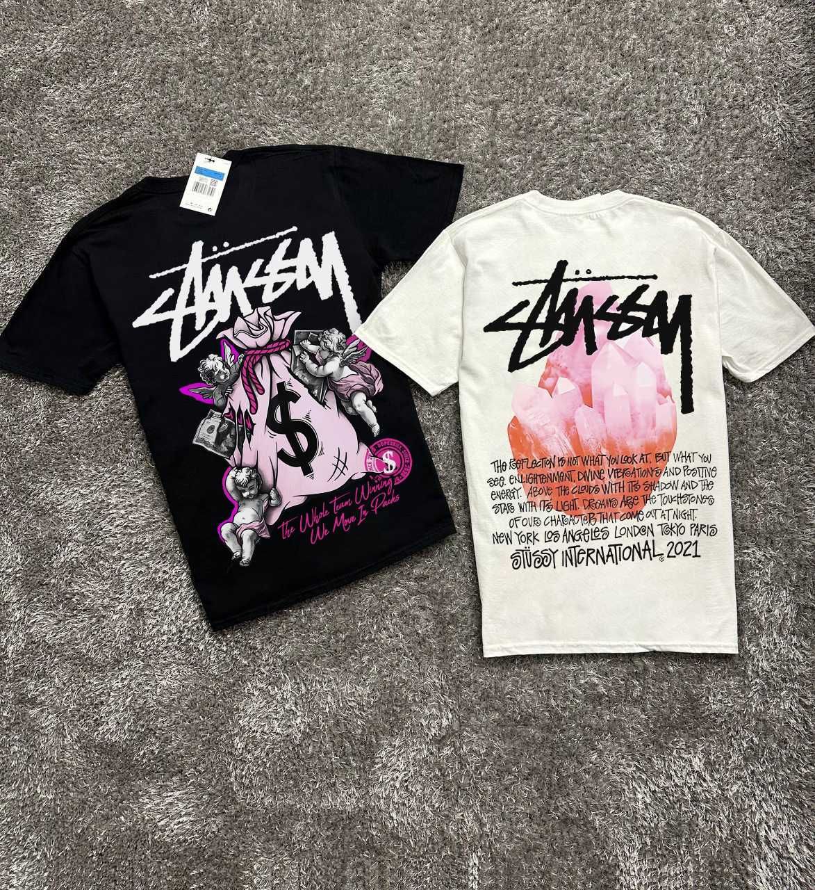 Футболка STUSSY Red Fuzzy Dice • Стусси кубіки кубики Стуси стусі