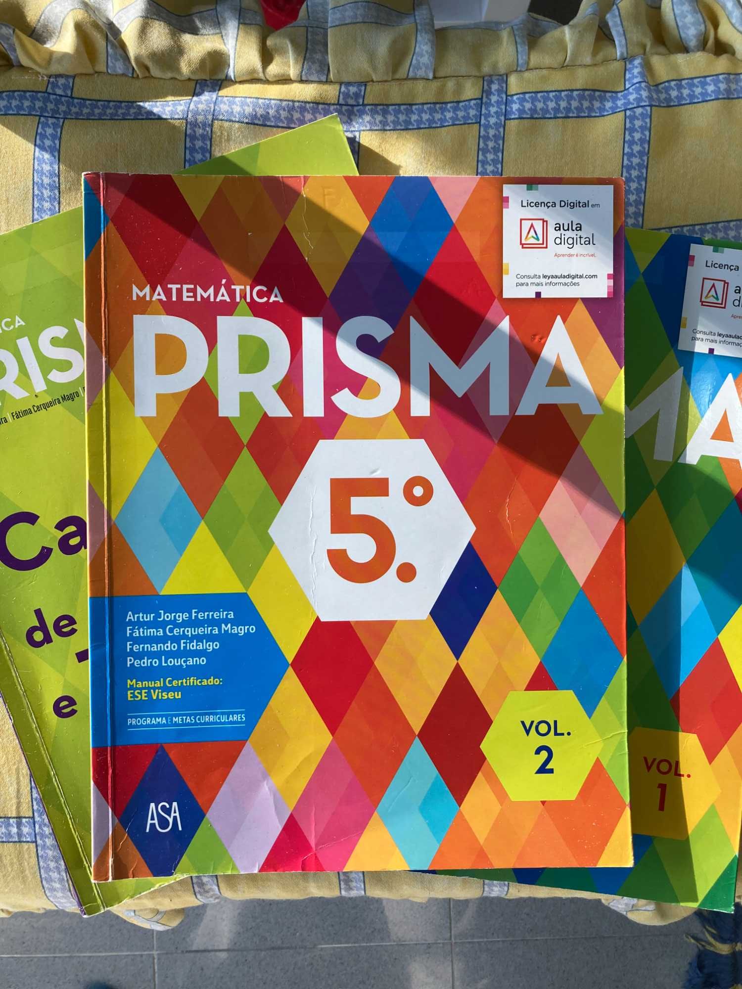 Manual escolar Matemática Prisma 5º ano