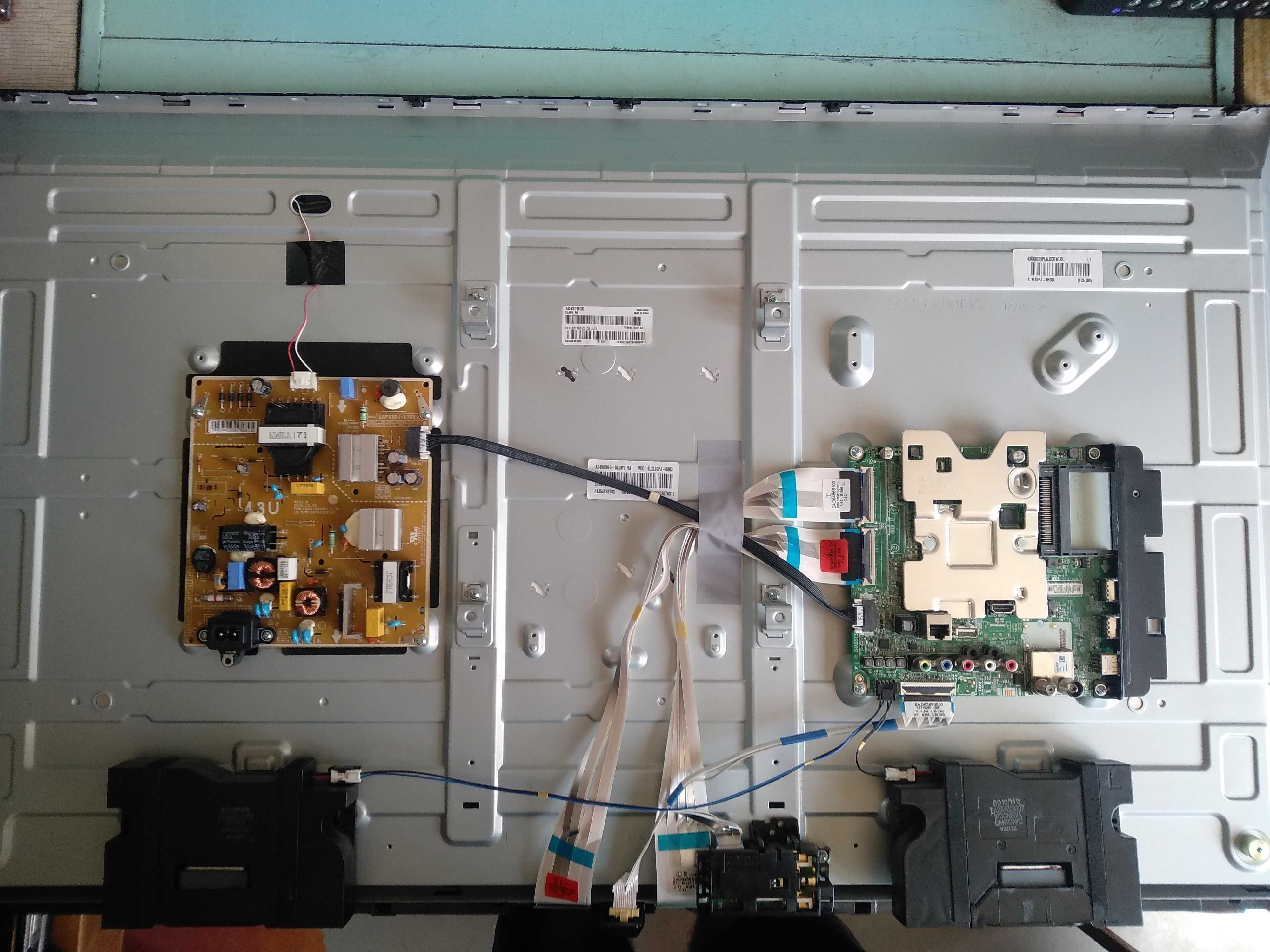 LG 43UK6200PLA UK75 LM18A EAX67872805 PCB:EAX67209001 повреждён экран!