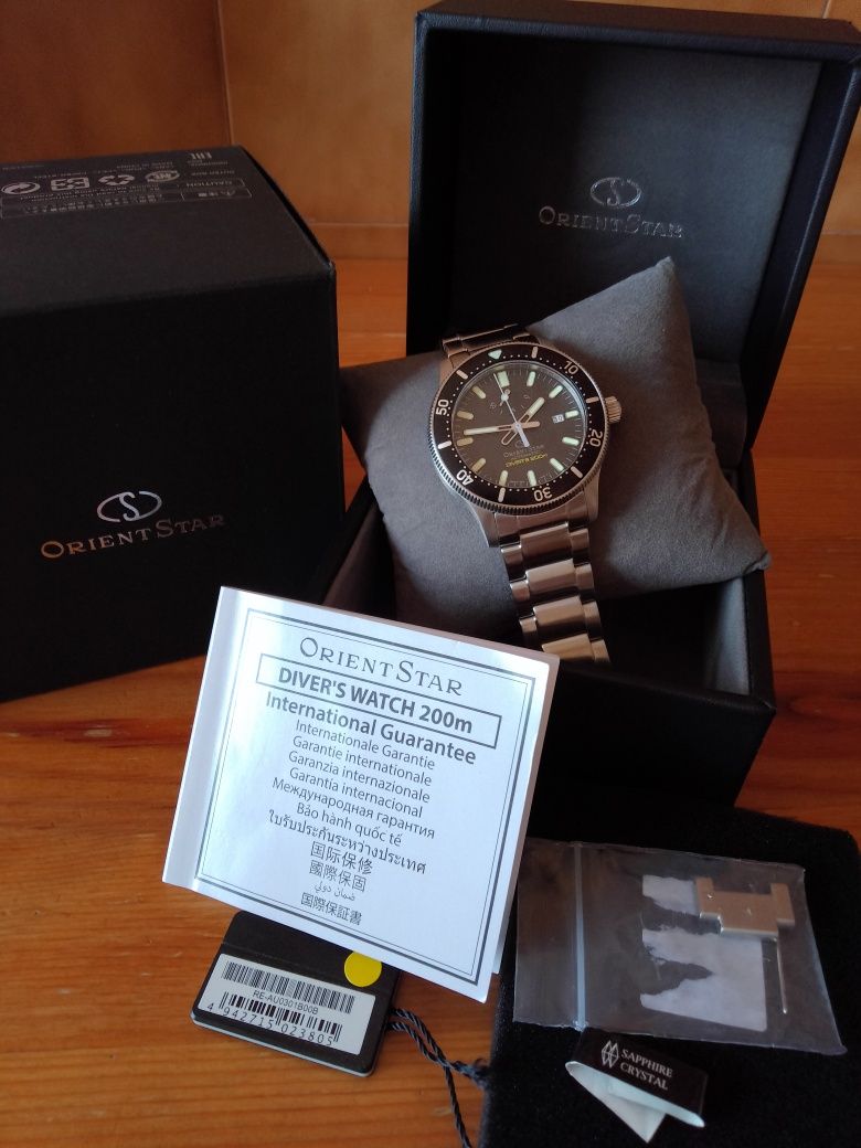 Relógio automático Orient Star Sports RE-AU0301B00B (43,6 mm)