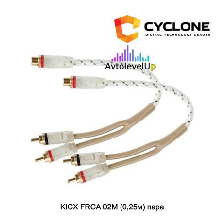 Y-разветвитель межблочный Y.M. кабель KICX FRCA 02M пара (2шт.)