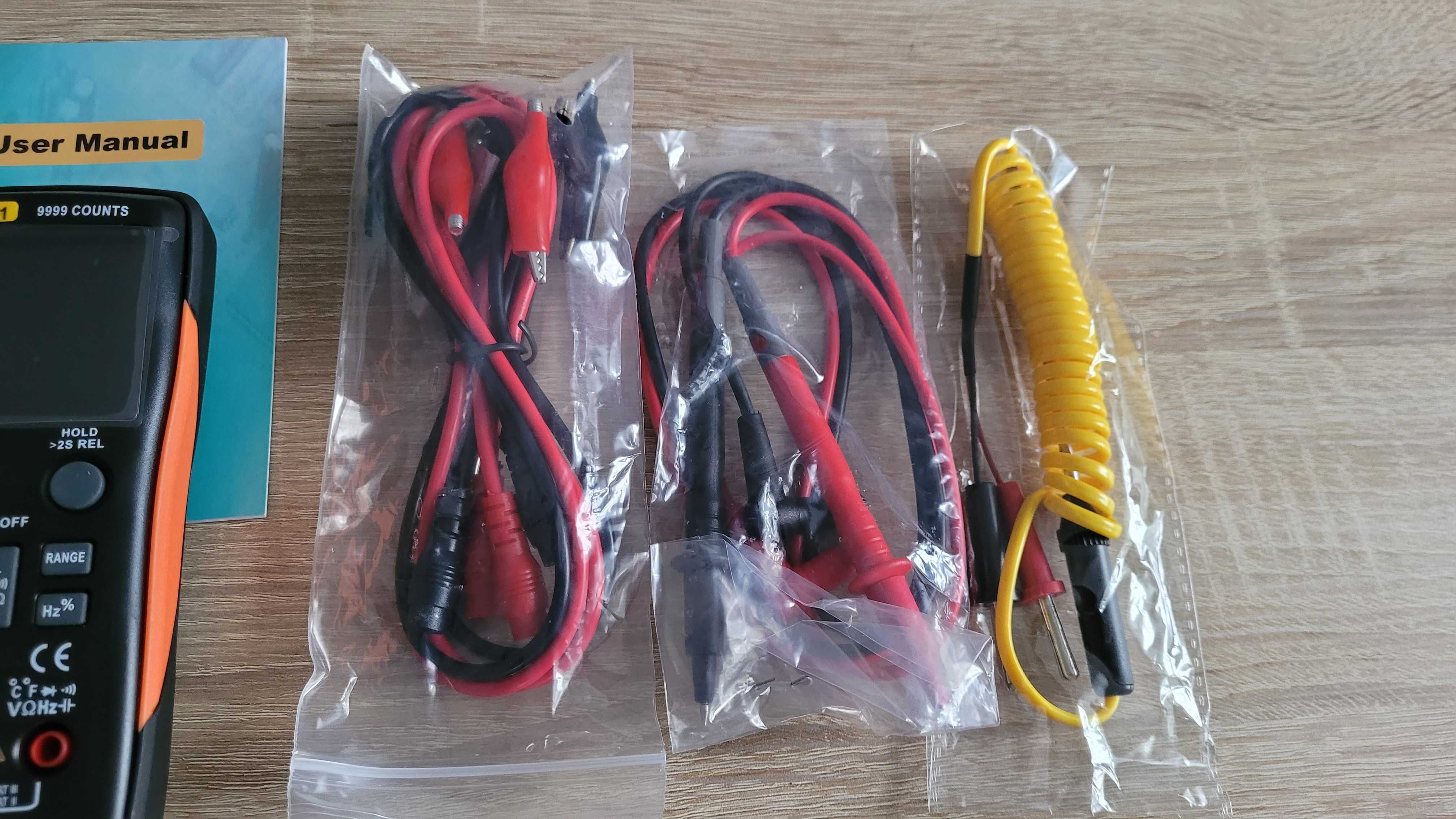 Cyfrowy Multimetr ANENG Q1 automatyczny True RMS pokrowiec NOWY