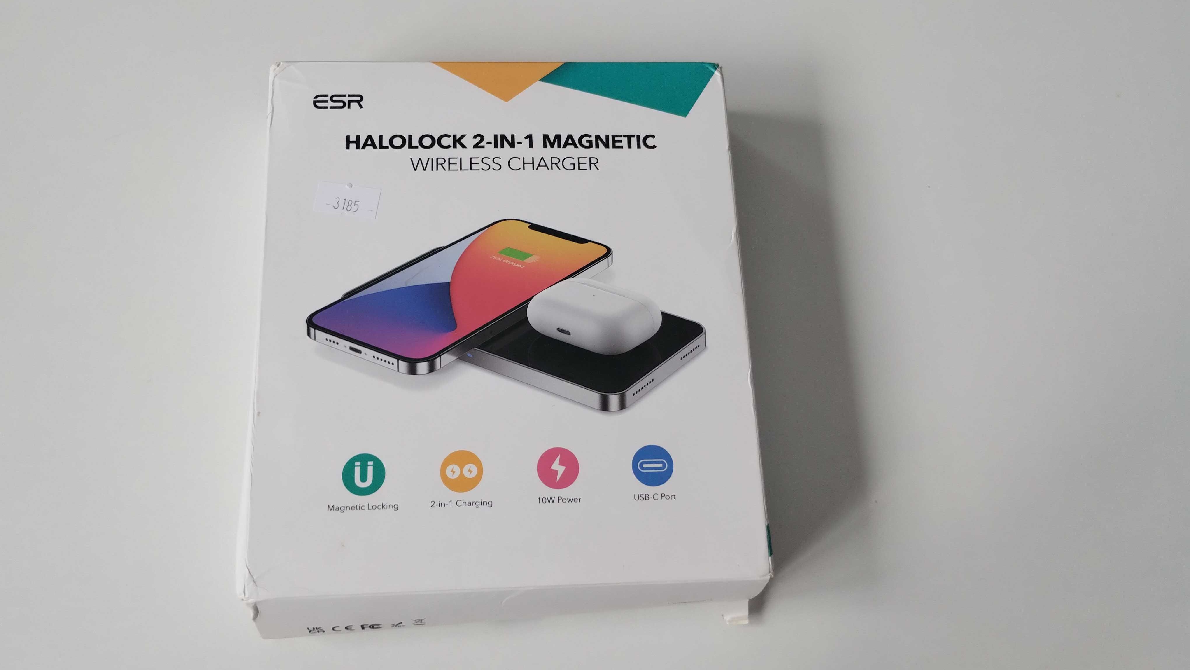 Ładowarka bezprzewodowa ESR HaloLock MagSafe 2in1 EFC004O iphone apple