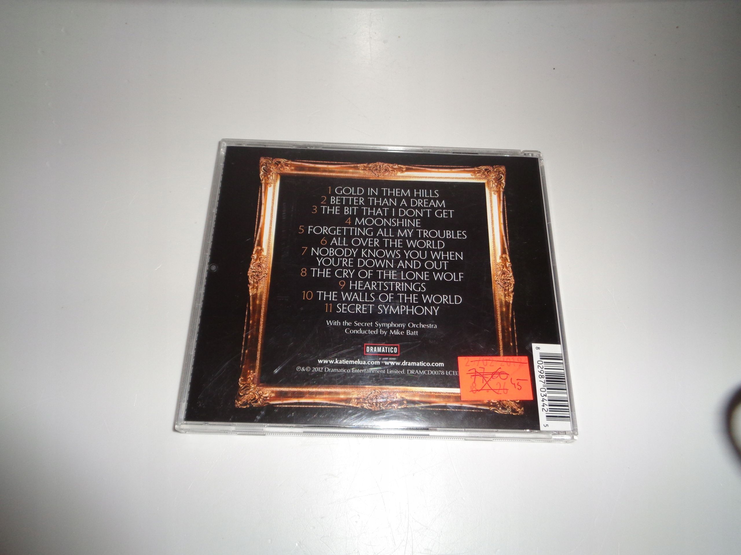Secret Symphony Katie Melua cd *