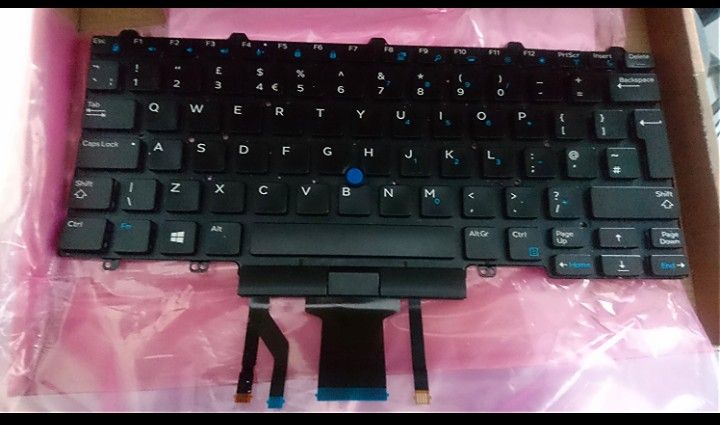 Teclado DELL E7450 layout Uk backlit