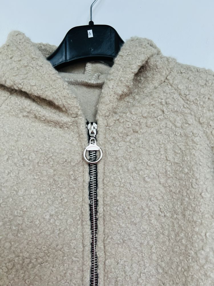 Bluza dziewczęca rozpinana baranek sowa r.158