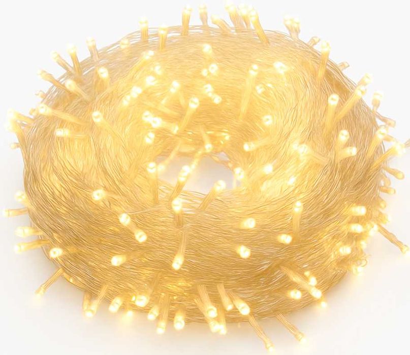 Sople Kurtyna Swiatełka 1000LED Lampki ZEWNĘTRZNE RÓŻNE KOLORY