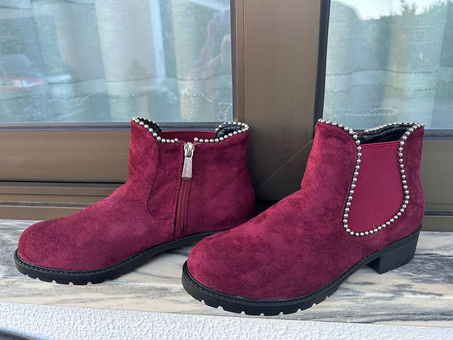 Botas Bordeaux Novas Nº 38