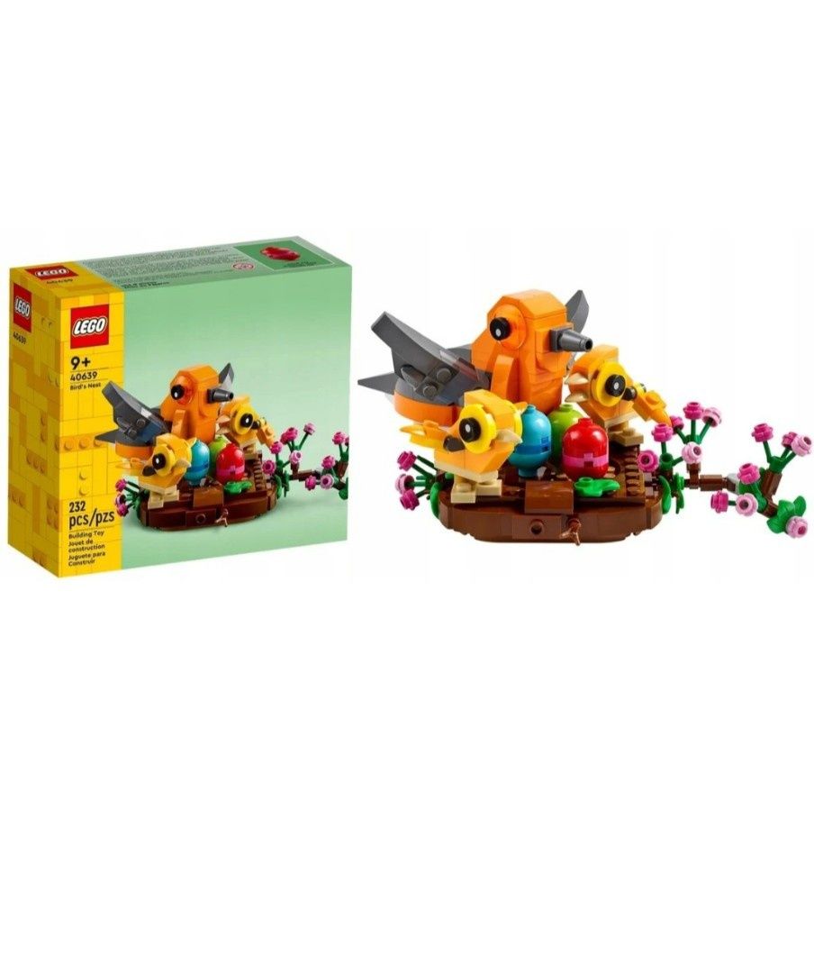Klocki LEGO kwiaty Róże 10328 plus gniazdo ptasie 40639