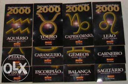 Livros Horoscopos Astrologicos Ano 2000 "coleçao 12 Signos"