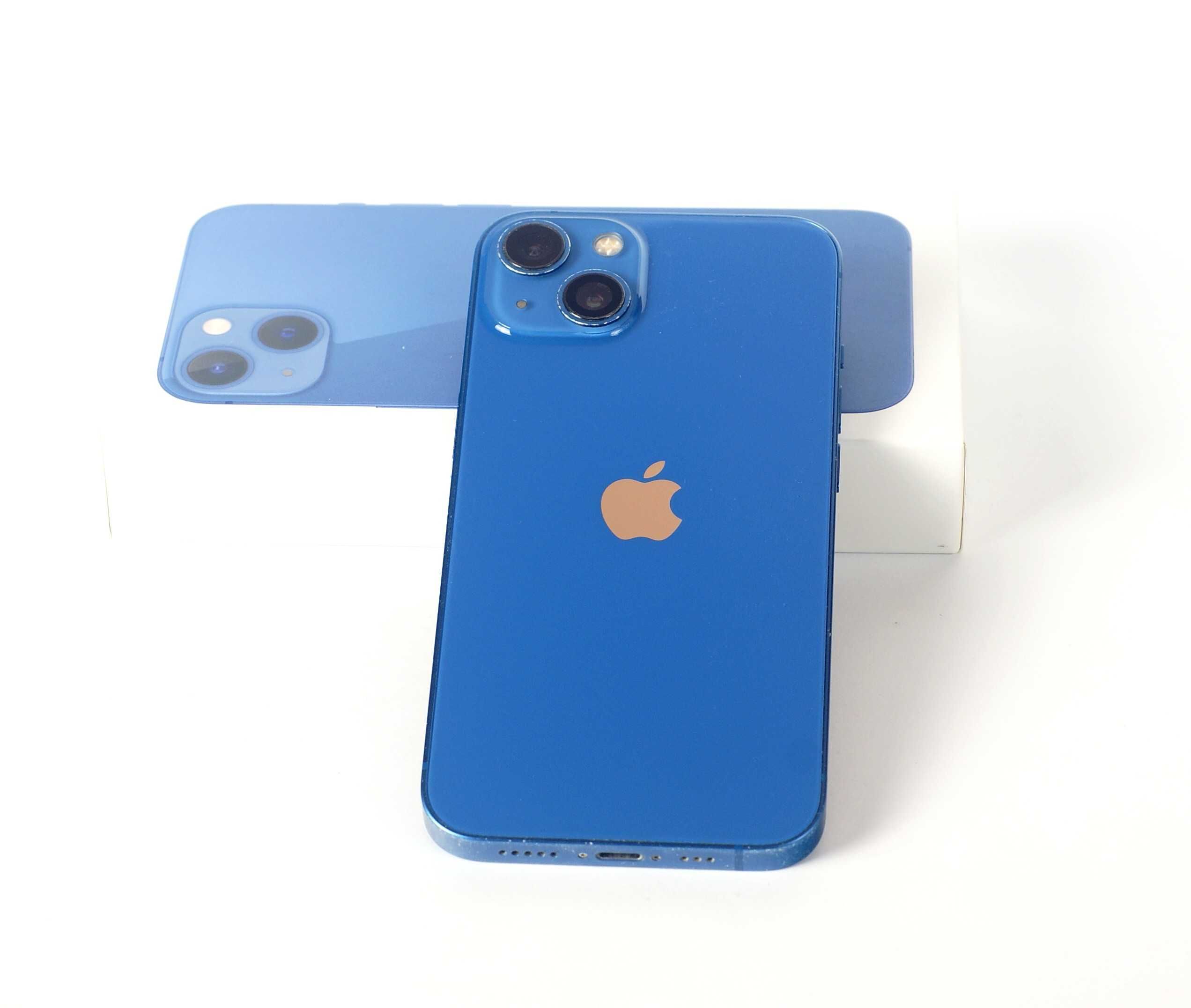 iPhone 13 128GB Niebieski 80% FaceID Nowy Kabel USB Pudełko