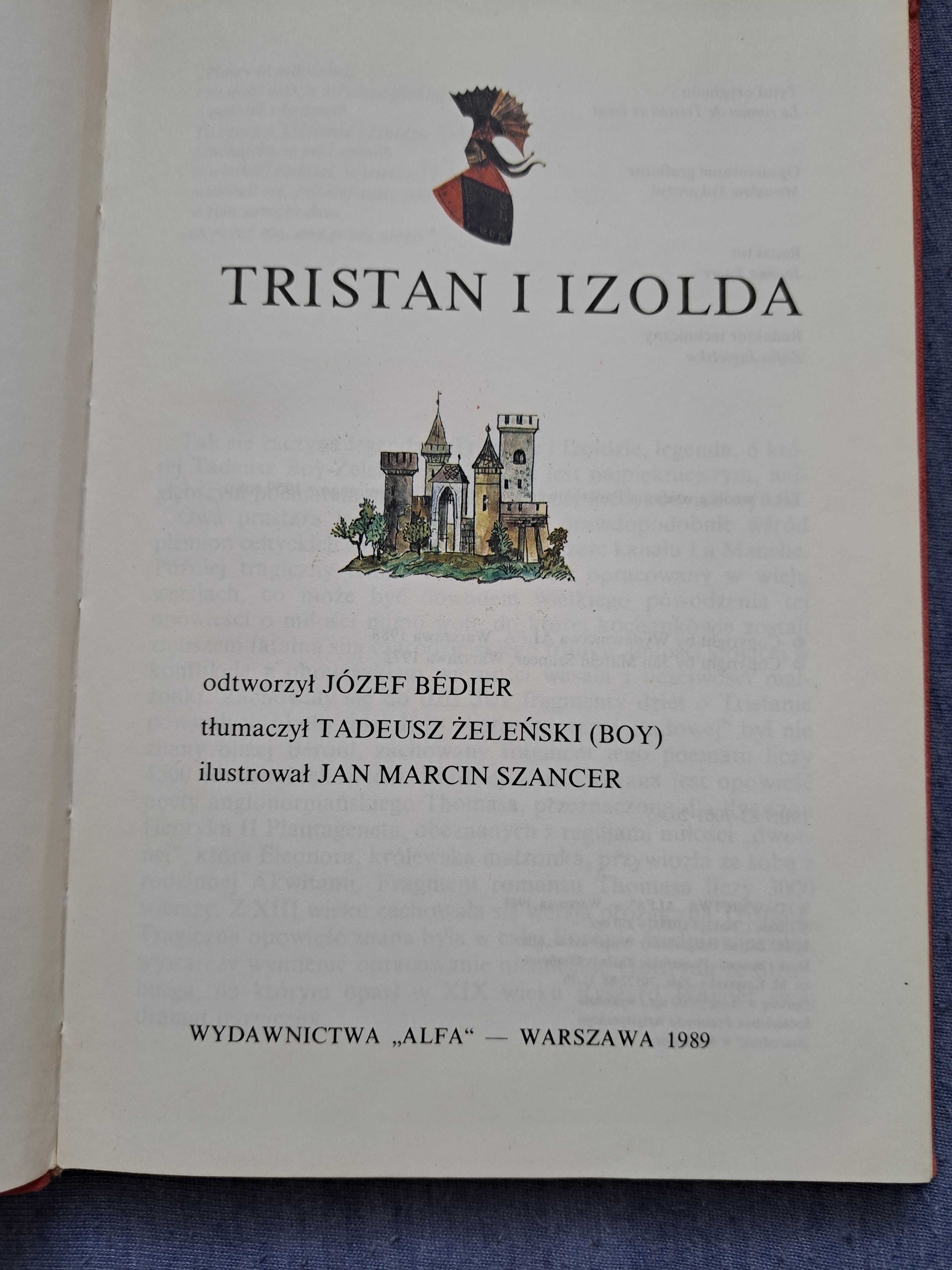 Tristan i Izolda Józef Bedier