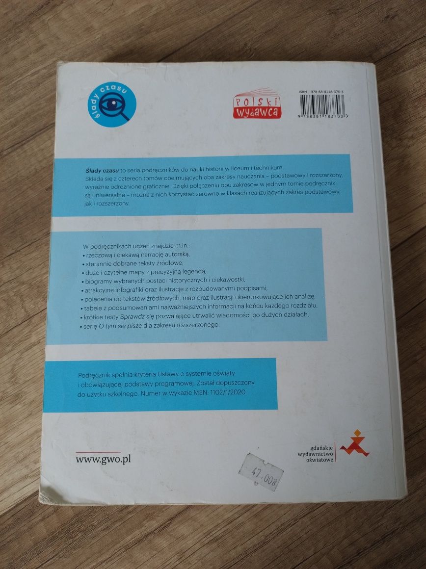 Historia Ślady Czasu 1 podręcznik do liceum i technikum