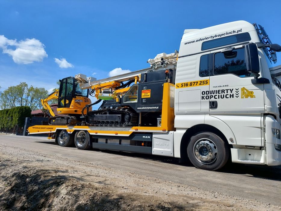 Pompy pionowe ciepła odwierty wiercenie studni