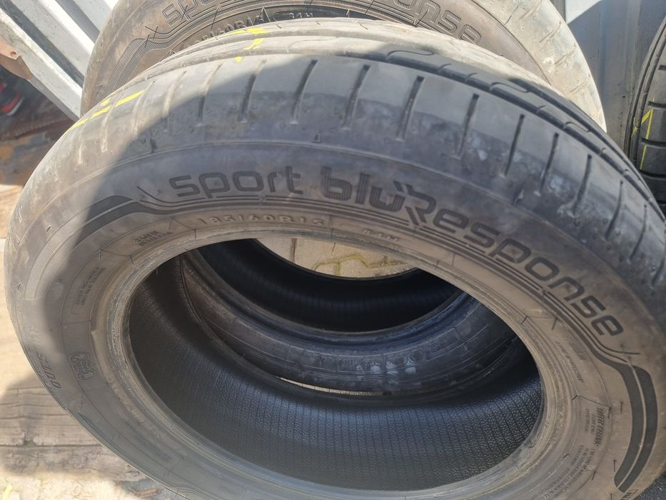 Komplet opon letnich Dunlop 185/60/15 2025 kołpaki felgi skoda fabia 3