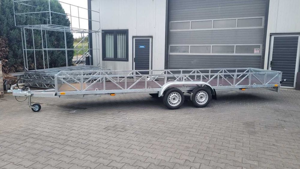 Przyczepka samochodowa dłużyca 610x130 750 kg Producent - TRANSPORT