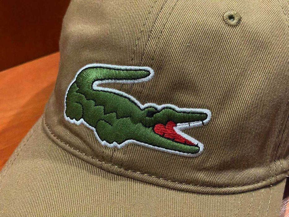 Кепка Lacoste large front logo cap унісекс бейсболка оригінал