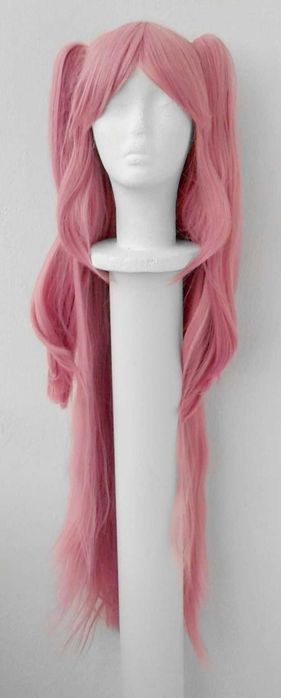 Krul Tepes Owari no Seraph cosplay wig długa peruka różowa z kitkami