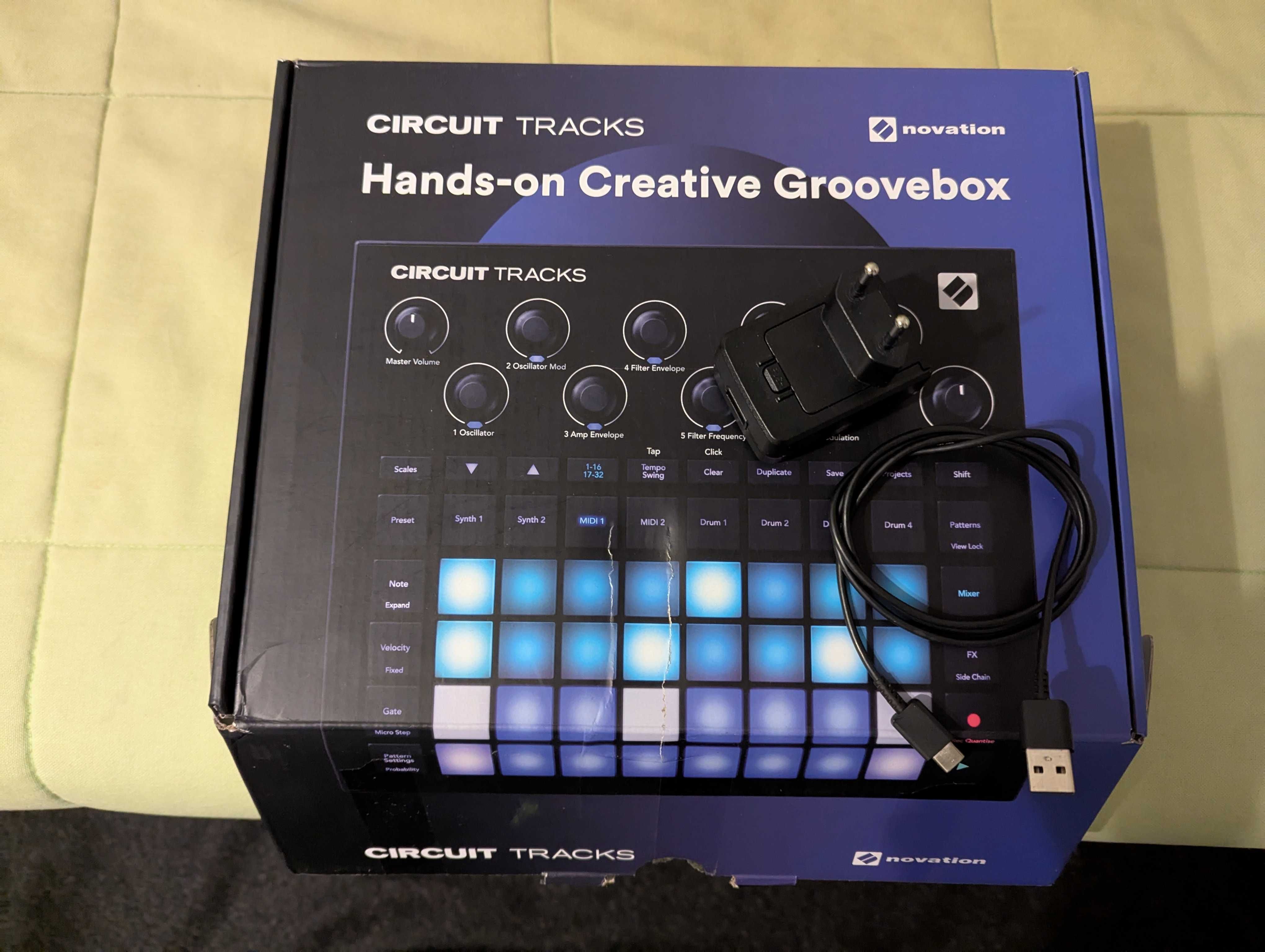 Novation Circuit Tracks, groovebox, syntezator