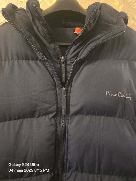 Kamizelka trekkingowa zimowa bezrękawnik z kapturem Pierre Cardin L/XL