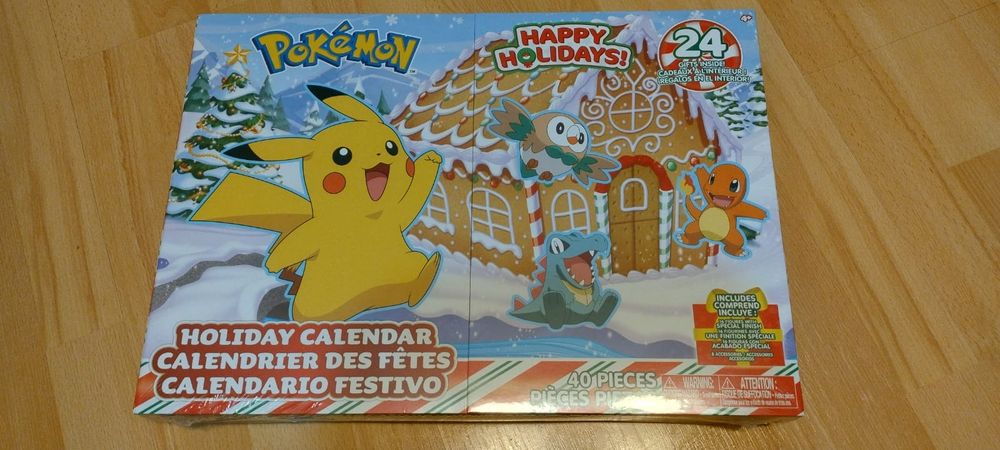 Kalendarz adwentowy Pokemon figurki