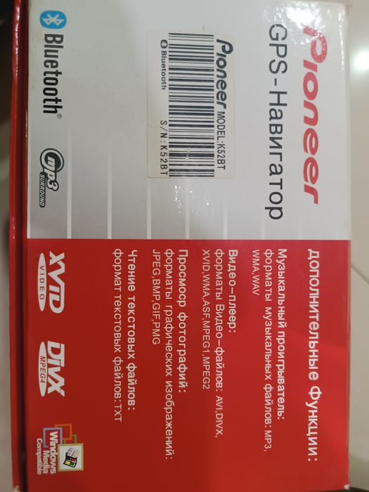 GPS навігатор Pioneer K52BT