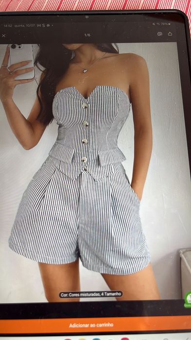 Conjunto de roupa novo