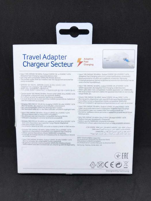 Kit Carregador original Samsung Fast Charging - Micro USB - NOVO