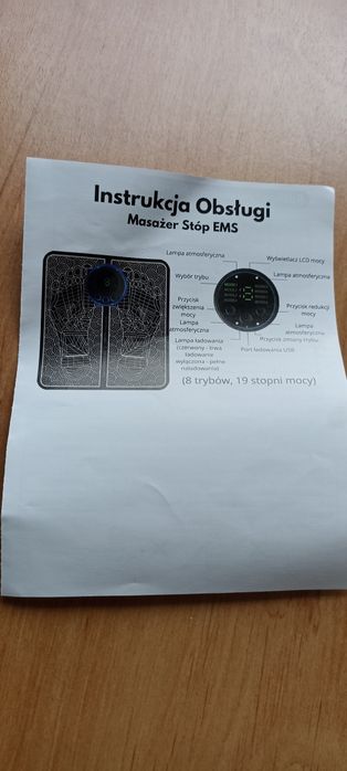 Masażer do stóp EMS