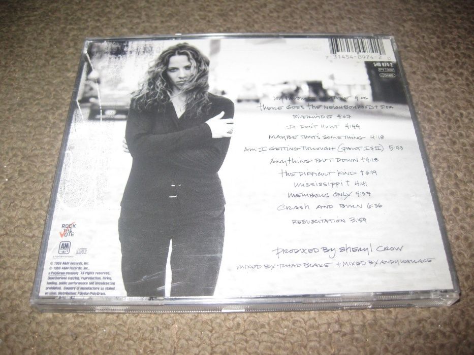 CD da Sheryl Crow "The Globe Sessions" Portes Grátis!