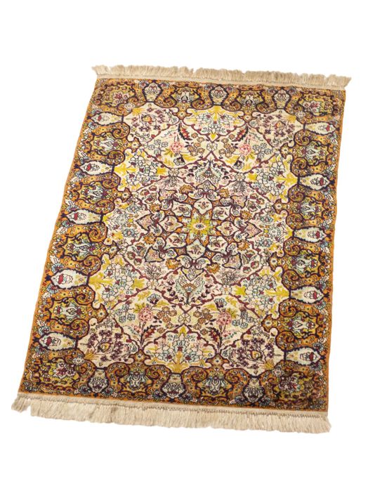 Tapete persa lótus Isfahan | 156 cm