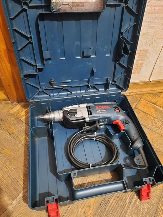 Оригінал,Швейцарія!!Дрель ударна двухшвидкісна Bosch GSB 19-2 RE,850вт