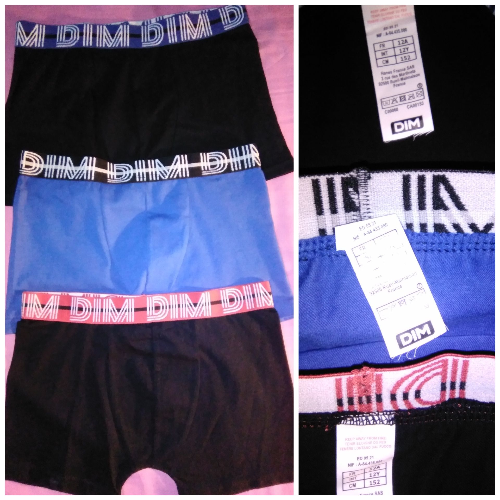 Polo Benetton, camisola H&T, boxers DIM, cavas C&A e Disney.8/12