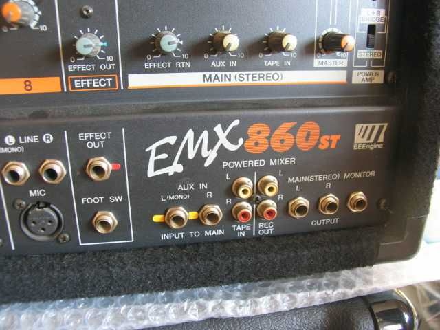 Wzmacniacze +mikser- powermikser Yamaha EMX860- 600Wat jak nowy