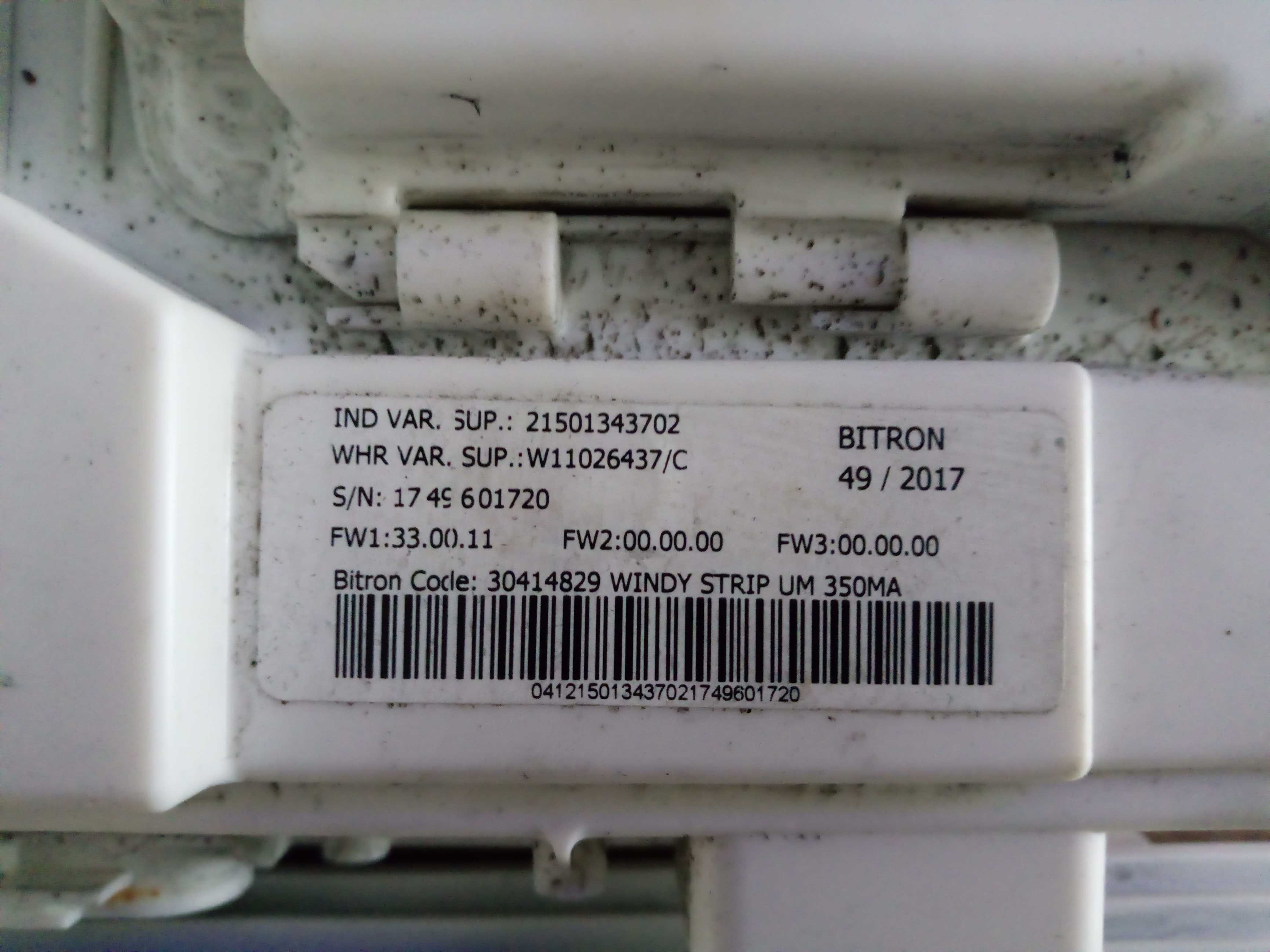 moduł z panelem przednim do pralki indesit iwd71051