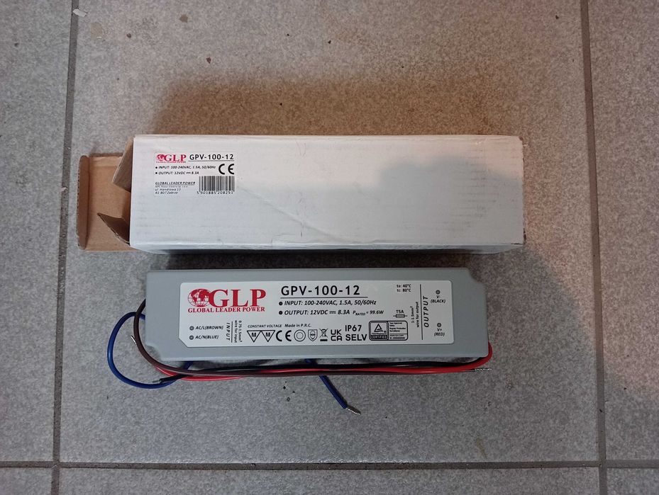 nowy zasilacz gpv 100-12