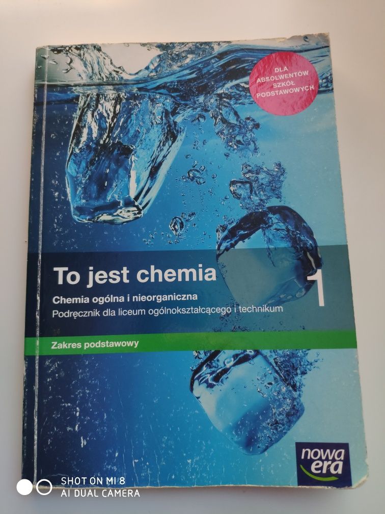 Podręcznik To jest chemia 1. Zakres podstawowy.