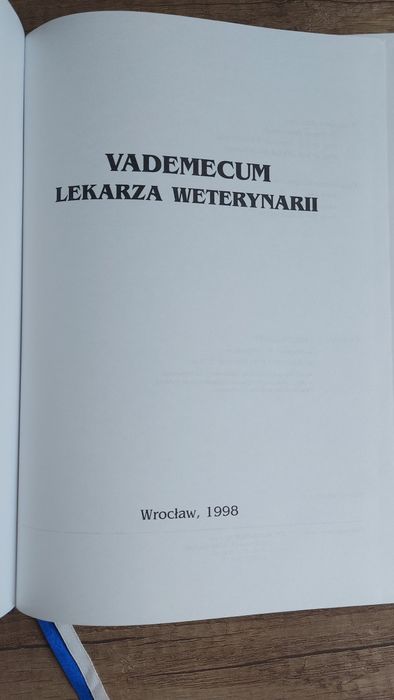 Vademecum lekarza weterynarii tom II i III
