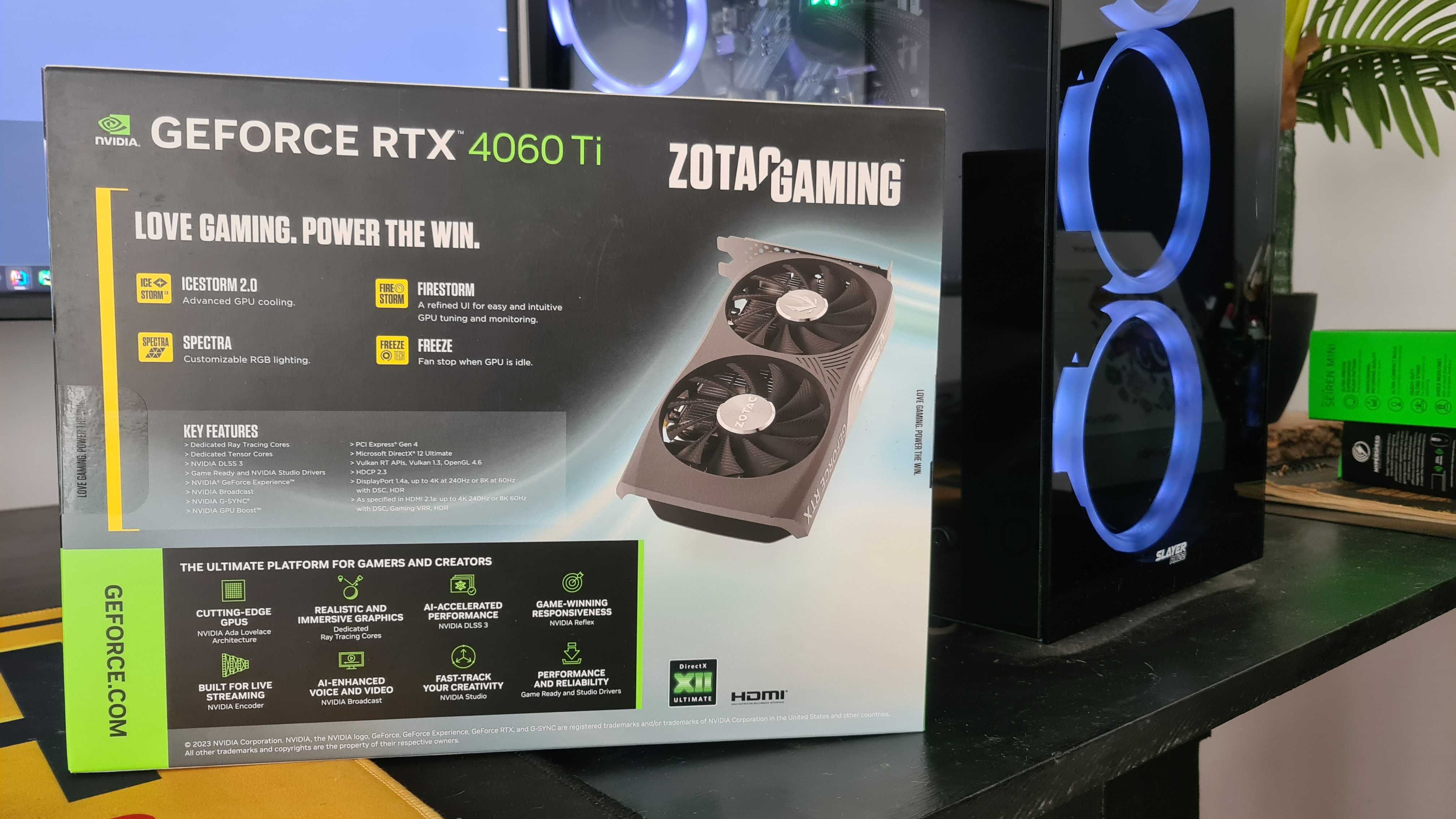 Zotac GeForce RTX 4060 Ti TWIN EDGE 16GB GDDR6 DLSS3