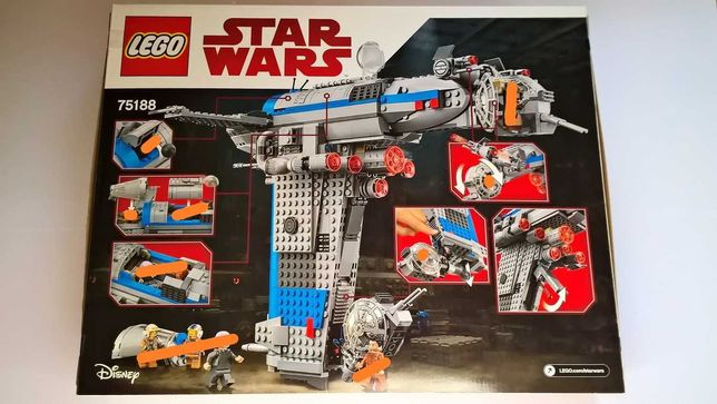 Lego Star Wars 75188 Resistance Bomber apenas nave de set selado