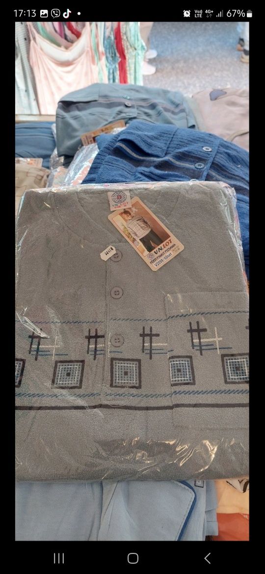 Чоловічі піжами байка 2XL, 3XL