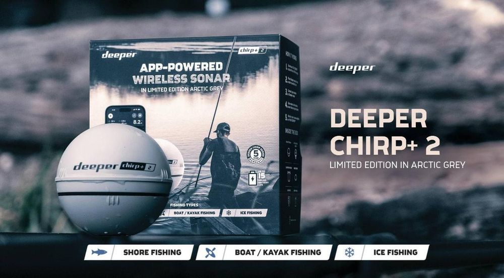 Ехолот Deeper  Chirp+2 Arctic Grey