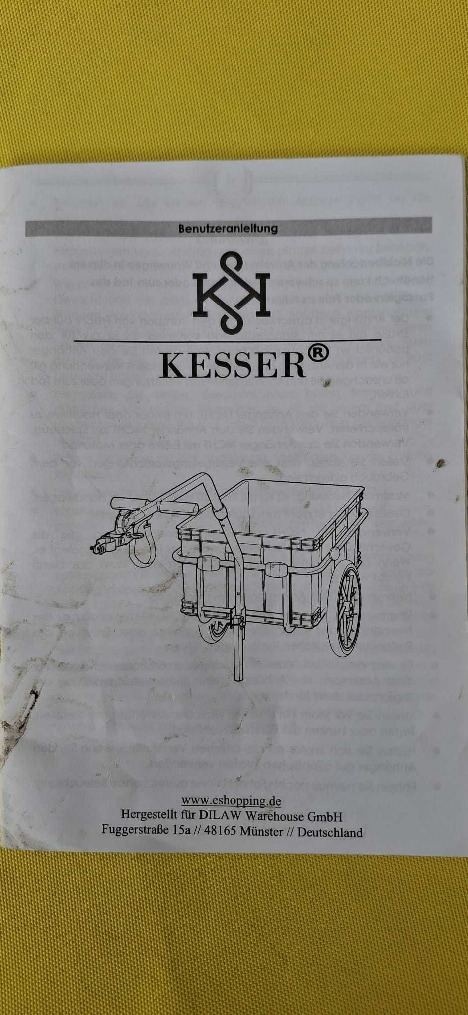 Przyczepka rowerowa Kesser - wózek