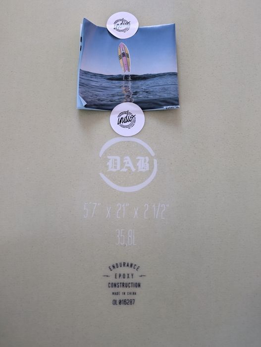 Prancha Surf Fish Twin Fin Índio DAB