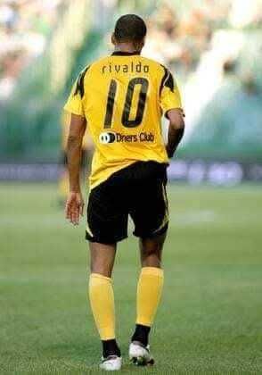 camisola AEK Atenas Rivaldo