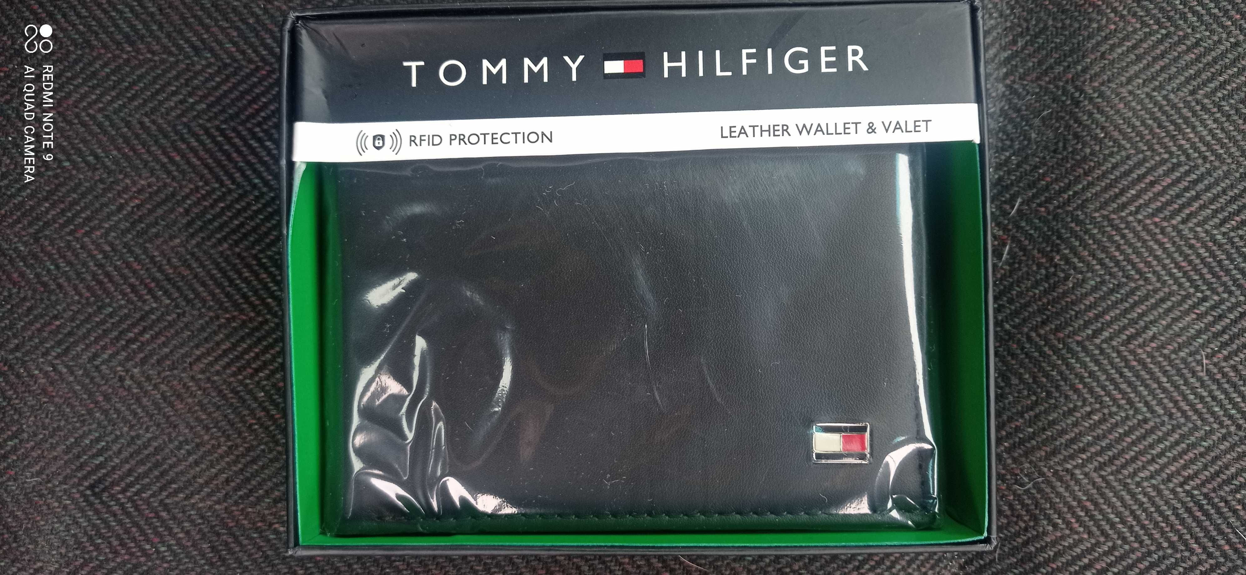 Portfel czarny Tommy Hilfiger